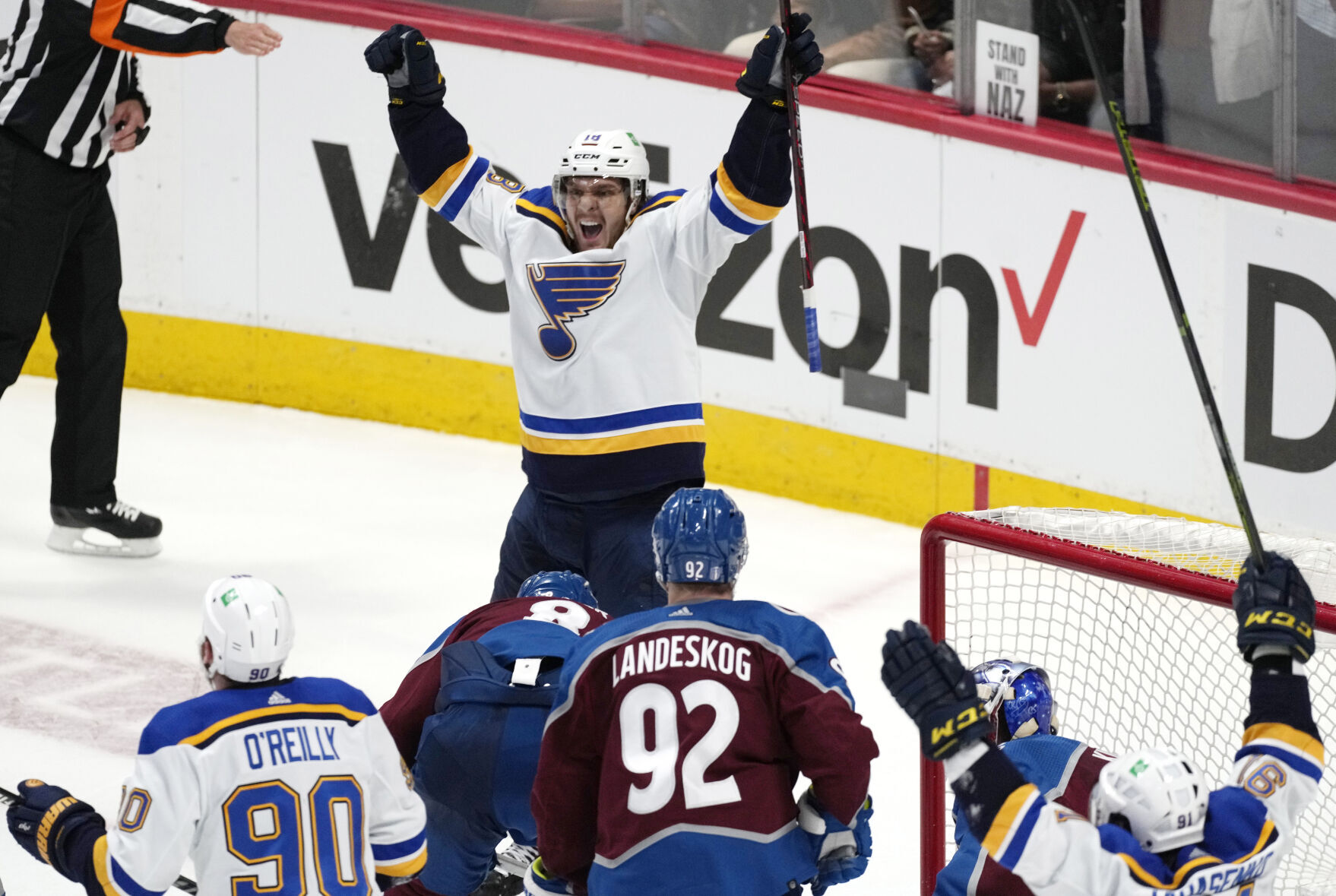 Blues Avalanche Hockey